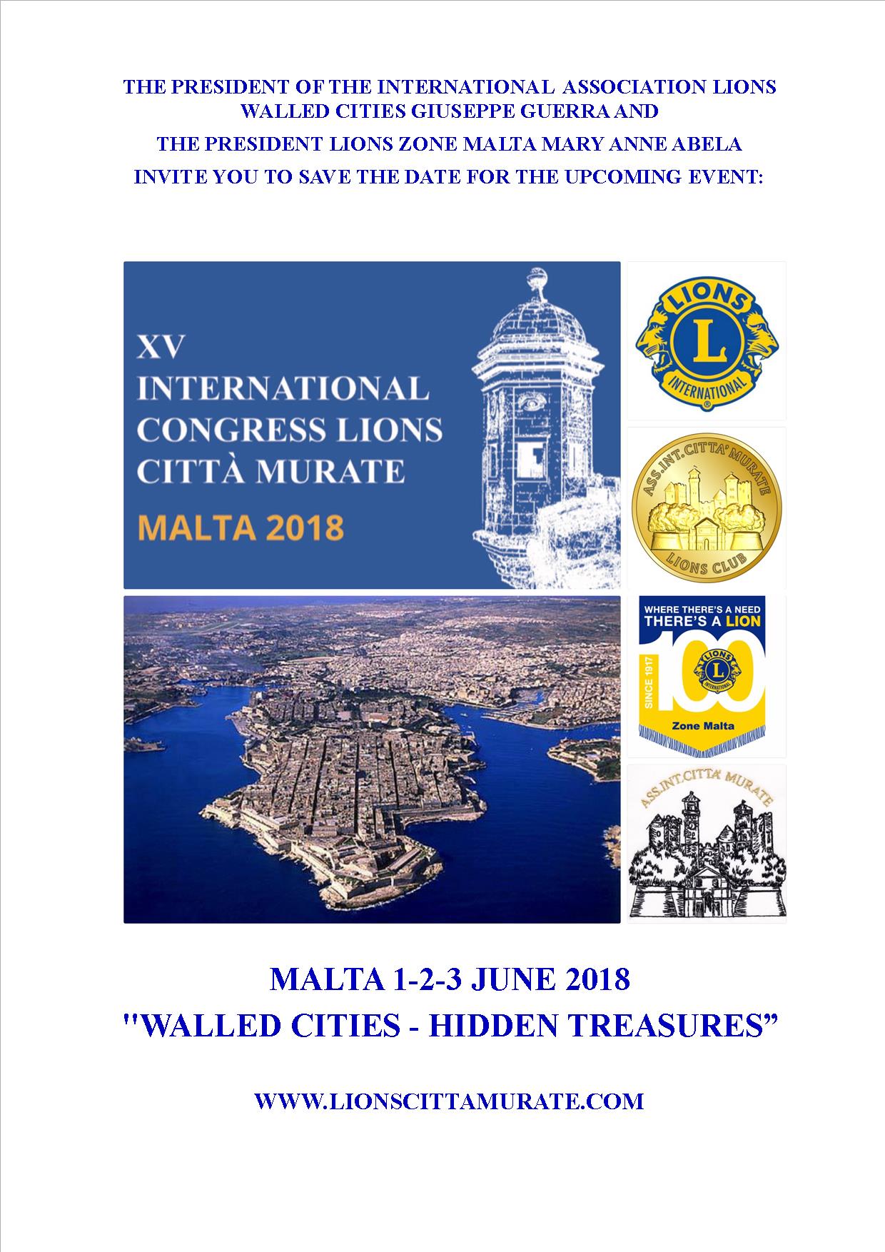 Locandina XV Congresso Malta - Salva data_en